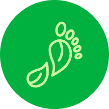 Carbon Footprint Icon