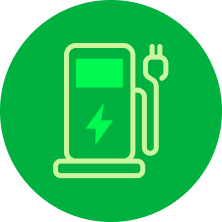 Decorative icon - ev charge support
